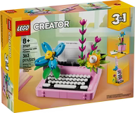 31169 Typewriter with Flowers