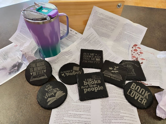 Handmade Custom Slate Coaster