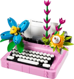 31169 Typewriter with Flowers