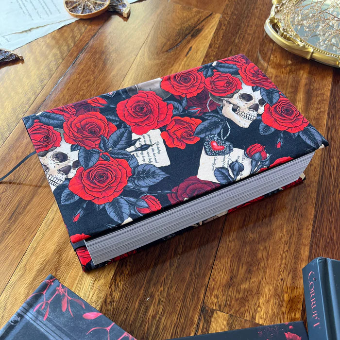 CF Dark Romance fabric dust jacket
